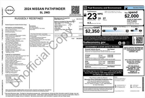 2024 Nissan Pathfinder SL FWD