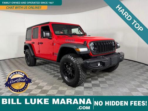 Firecracker Red Clearcoat 2025 Jeep Wrangler 4xe Willys