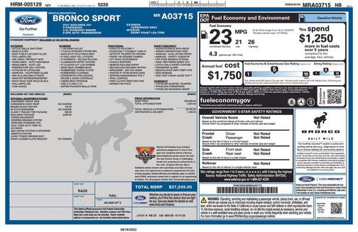 2021 Ford Bronco Sport Badlands