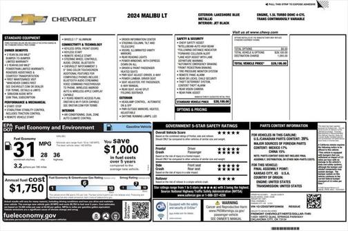 2024 Chevrolet Malibu FWD 1LT