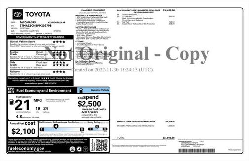 2023 Toyota Tacoma SR5