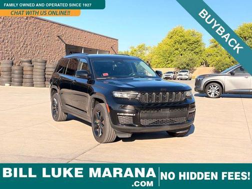 Diamond Black Crystal Pearlcoat 2023 Jeep Grand Cherokee L Limited