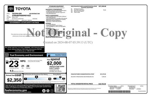 2024 Toyota Tacoma SR5