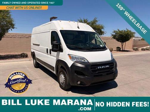 Bright White Clearcoat 2025 RAM ProMaster 2500 Tradesman