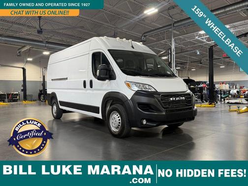 Bright White Clearcoat 2025 RAM ProMaster 2500 Tradesman