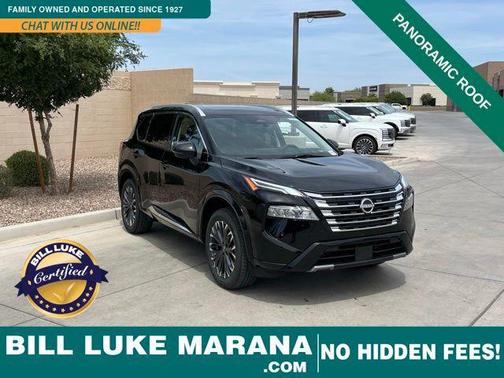 Super Black 2026 Nissan Rogue Platinum