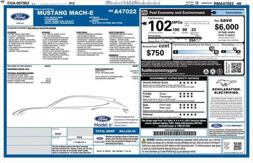 2024 Ford Mustang Mach-E Select