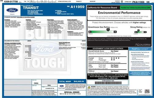 2023 Ford Transit-250 Base