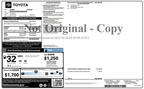 2024 Toyota Camry SE
