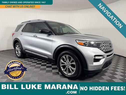 Silver Metallic 2022 Ford Explorer Limited