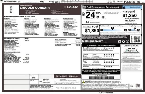 2023 Lincoln Corsair Reserve