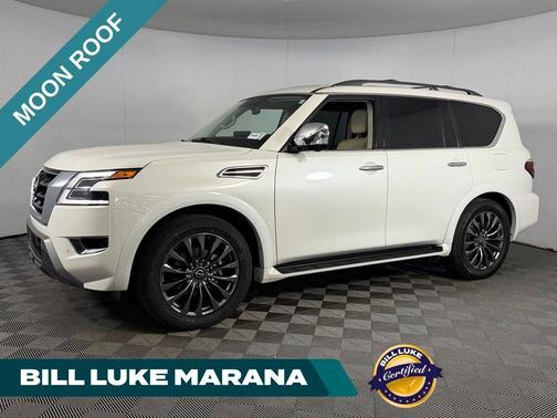 Aspen White Tricoat 2024 Nissan Armada Platinum 4WD