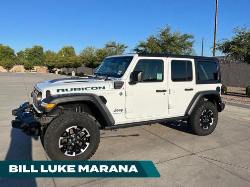 Bright White Clearcoat 2024 Jeep Wrangler 4xe Rubicon