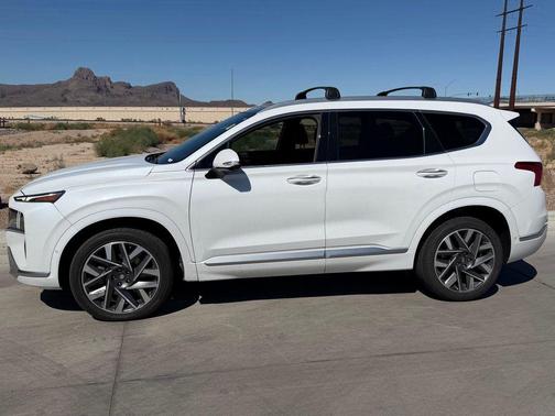 Quartz White 2021 Hyundai SANTA FE Calligraphy