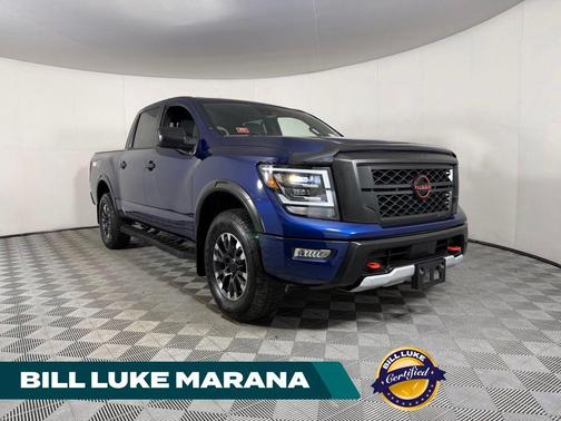Deep Blue Pearl 2024 Nissan Titan PRO-4X