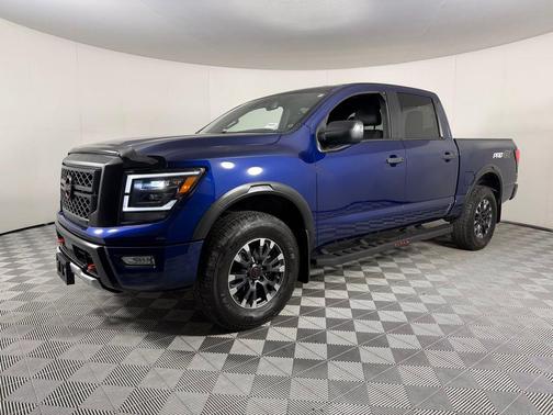 Deep Blue Pearl 2024 Nissan Titan PRO-4X