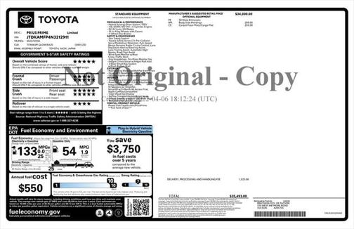 2022 Toyota Prius Prime Limited