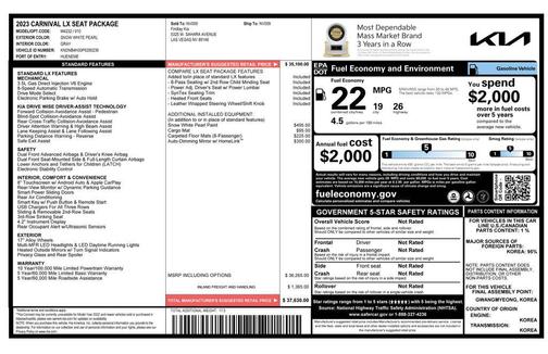2023 Kia Carnival LX