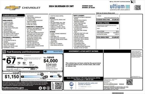 2024 Chevrolet Silverado EV Work Truck