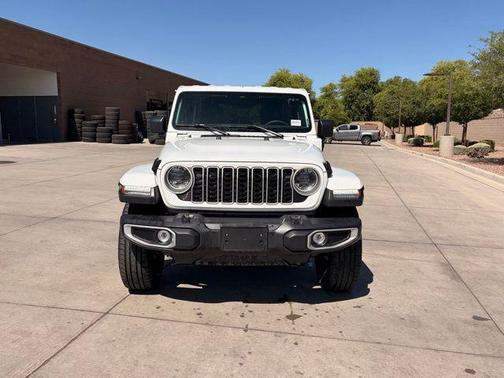 Bright White Clearcoat 2025 Jeep Wrangler 4xe Sahara