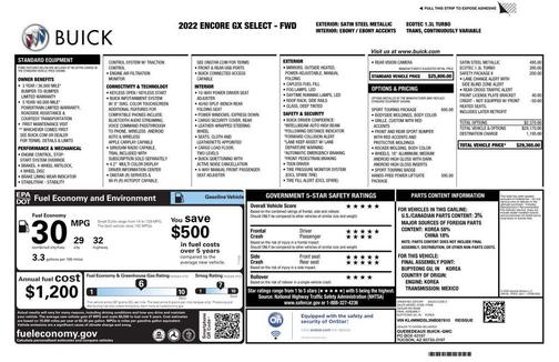 2022 Buick Encore GX Select