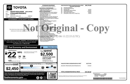 2024 Toyota Grand Highlander Limited