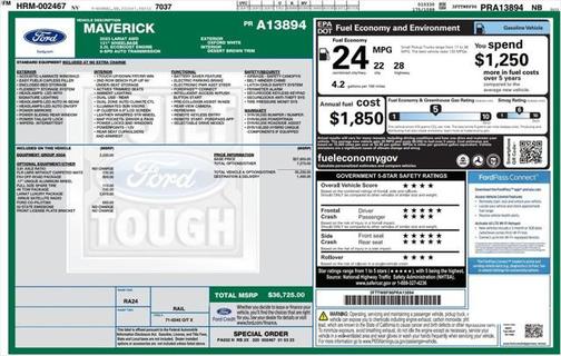2023 Ford Maverick Lariat