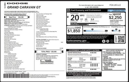 2017 Dodge Grand Caravan GT