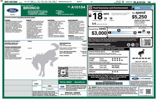 2024 Ford Bronco Black Diamond