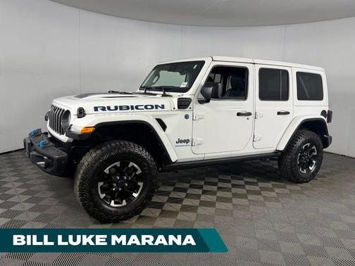 Bright White Clearcoat 2024 Jeep Wrangler 4xe Rubicon X