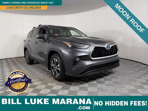 Magnetic Gray Metallic 2023 Toyota Highlander Hybrid XLE
