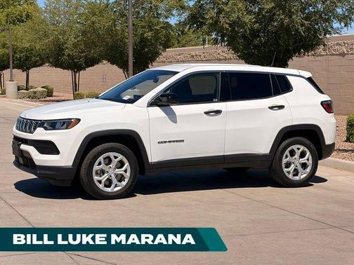 Bright White Clearcoat 2024 Jeep Compass Sport