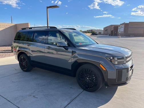 Hampton Gray 2024 Hyundai SANTA FE HEV Calligraphy