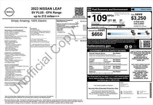 2023 Nissan Leaf SV PLUS 60 kWh