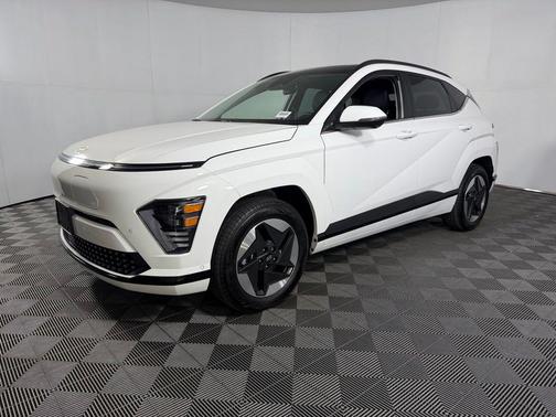 Atlas White 2025 Hyundai KONA EV Limited