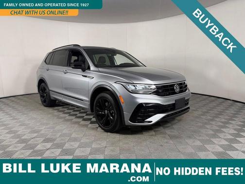 Silver Metallic 2023 Volkswagen Tiguan 2.0T SE R-Line Black