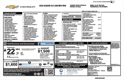 2022 Chevrolet Blazer 3LT