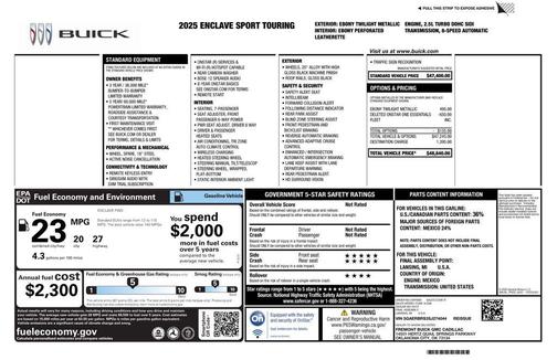2025 Buick Enclave Sport Touring