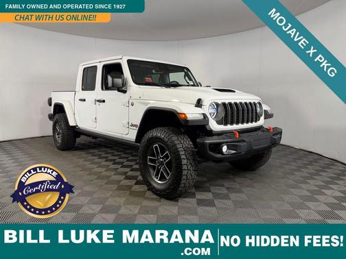 Bright White Clearcoat 2025 Jeep Gladiator Mojave X