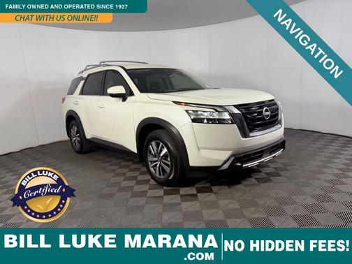 Pearl White Tricoat 2024 Nissan Pathfinder SL FWD