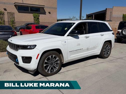 Bright White Clearcoat 2023 Jeep Grand Cherokee 4xe Overland