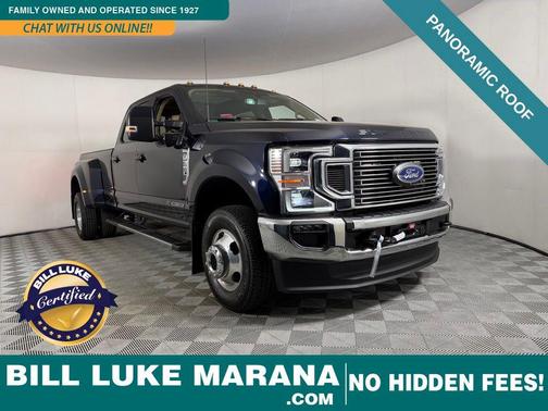 Antimatter Blue Metallic 2022 Ford F-350 Lariat