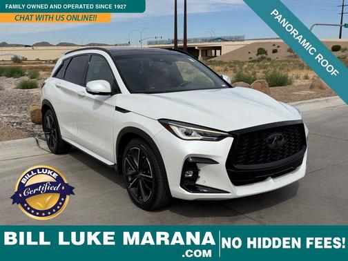 Radiant White 2023 INFINITI QX50 SPORT AWD