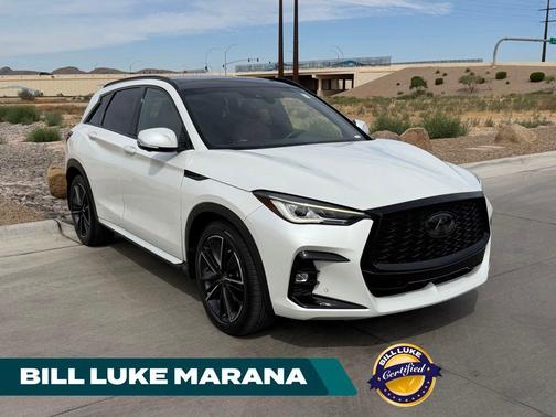 Radiant White 2023 INFINITI QX50 SPORT AWD