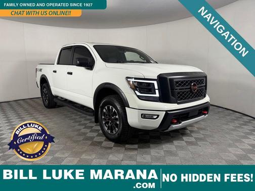 Glacier White 2024 Nissan Titan PRO-4X