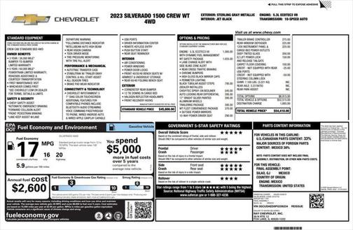 2023 Chevrolet Silverado 1500 WT