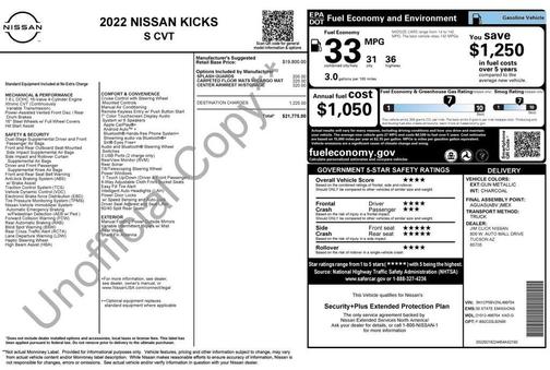 2022 Nissan Kicks S