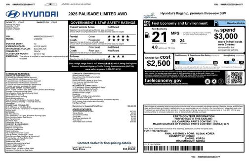 2025 Hyundai PALISADE Limited