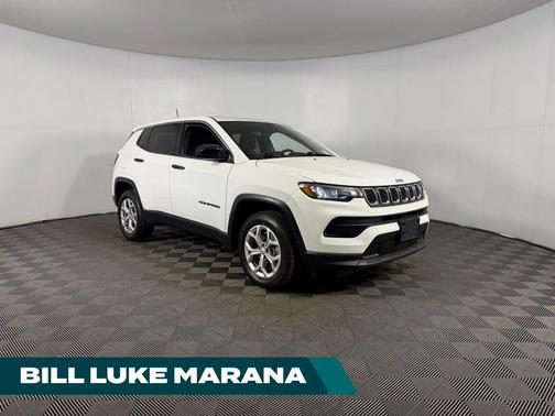 Bright White Clearcoat 2024 Jeep Compass Sport