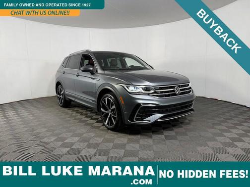 Platinum Gray Metallic 2024 Volkswagen Tiguan 2.0T SEL R-Line 4MOTION